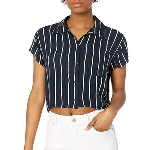 Billabong Tropical Crush Navy Crop